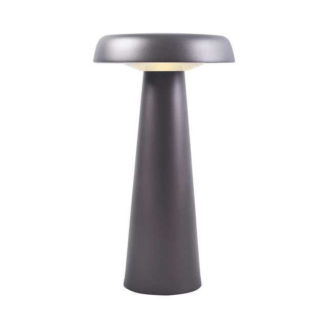 Arcello LED bordlampe oppladbar IP54 grå