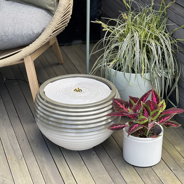 Vannfontene Glaze IP44 40cm grønn