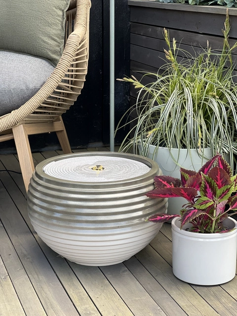 Vannfontene Glaze IP44 40cm grønn