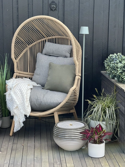 Vannfontene Glaze IP44 40cm grønn