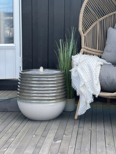 Vannfontene Glaze IP44 53cm grønn
