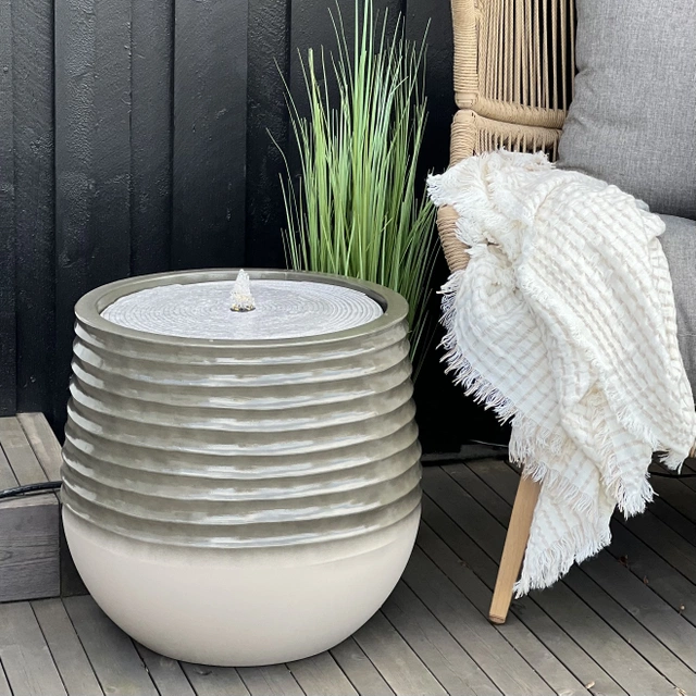 Vannfontene Glaze IP44 53cm grønn