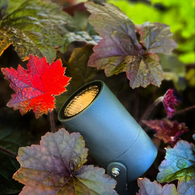 Luna LED utelampe spot IP65 grå