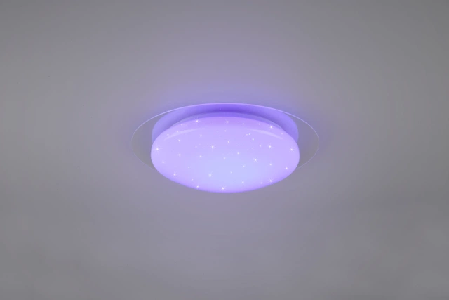 Frodeno LED plafond baderomslampe IP44 35cm RGBW hvit
