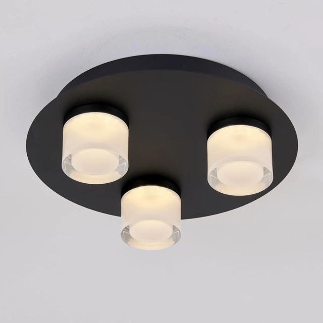 Vilmer LED plafond baderomslampe IP21 32cm sort