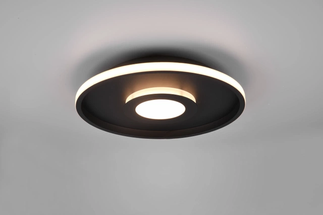 Ascari LED plafond baderomslampe IP44 40cm sort