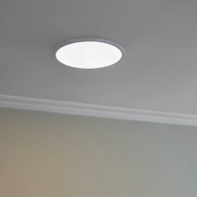 Slim LED plafond taklampe IP44 29cm hvit