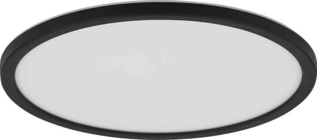 Slim LED plafond taklampe IP44 29cm sort