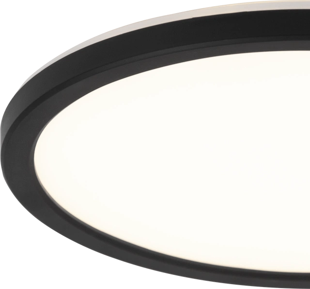 Cally LED plafond baderomslampe IP44 24cm sort