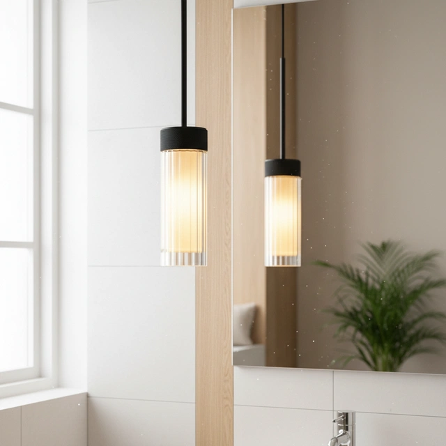 Clara LED pendel baderomslampe IP44 12cm klar