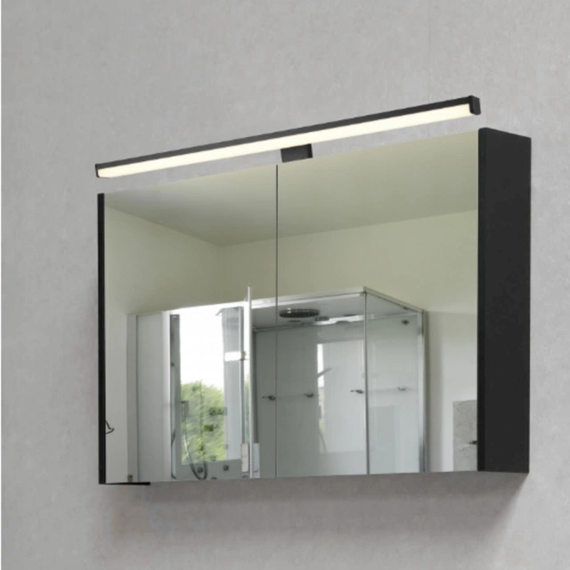 Lino LED vegg baderomslampe IP44 40cm sort
