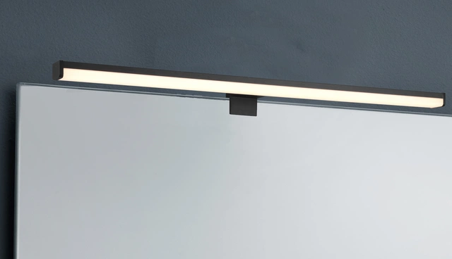 Lino LED vegg baderomslampe IP44 60cm sort