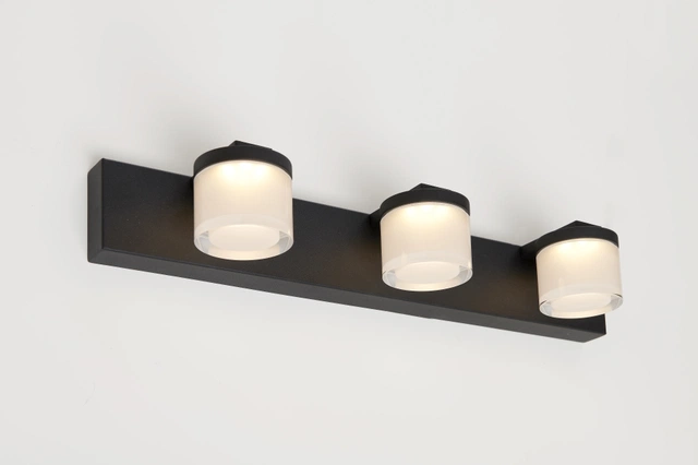 Vilmer LED vegg baderomslampe IP21 48cm sort