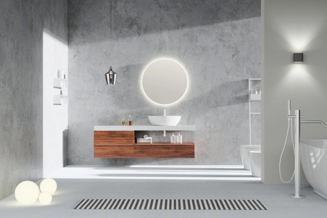 Luna speil med LED lys baderom IP44 60cm