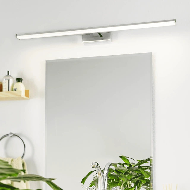 Pandella 1 LED vegg baderomslampe IP44 78cm krom