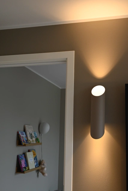 Luther vegglampe IP21 beige