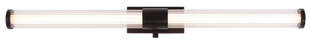 Jessy Duo LED vegg baderomslampe IP44 65cm sort