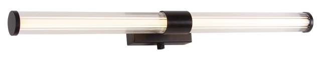 Jessy Duo LED vegg baderomslampe IP44 65cm sort