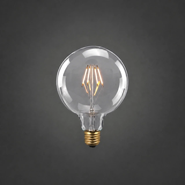 LED E27 globe 12,5cm dimbar 4W 400lm klar