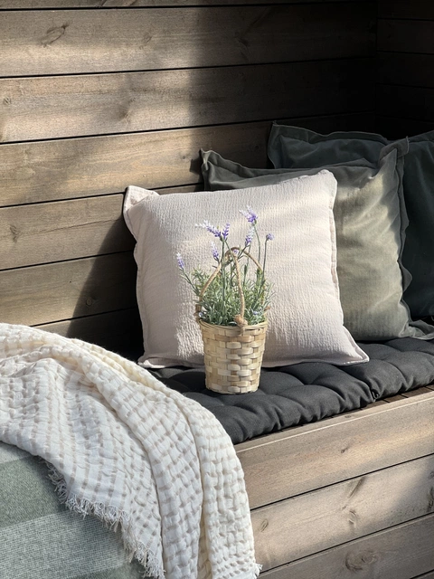 Lavendel med potte