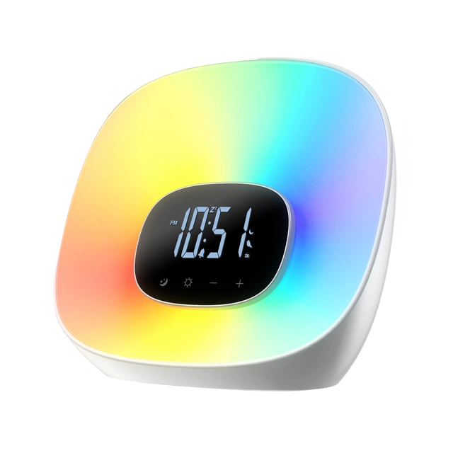 Wake-Up klokke 20cm hvit