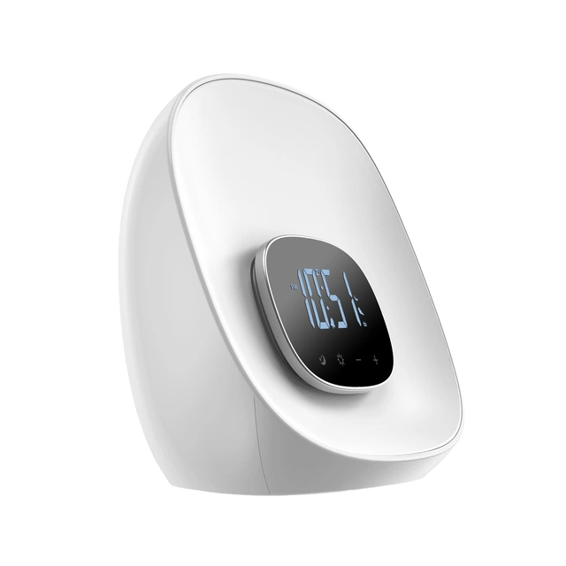 Wake-Up klokke 20cm hvit
