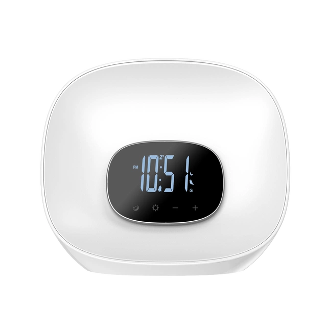 Wake-Up klokke 20cm hvit