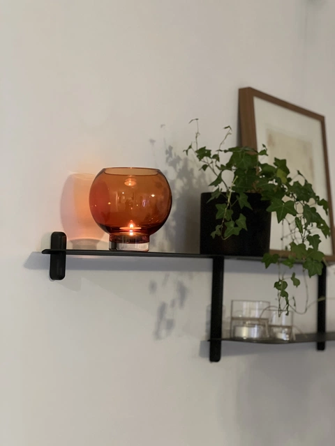 Kula mini vase 14cm brun