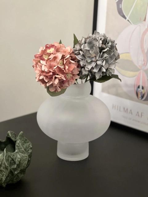 Vase Frost 26cm hvit