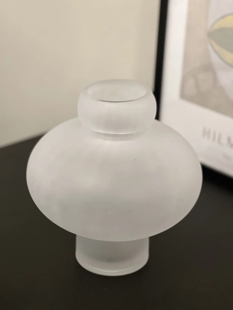 Vase Frost 26cm hvit