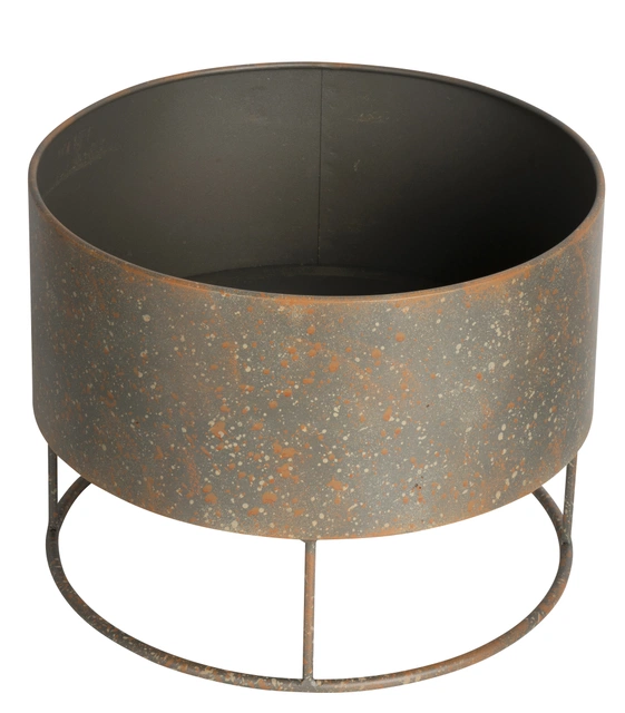 Blomsterpotte 34 cm rust