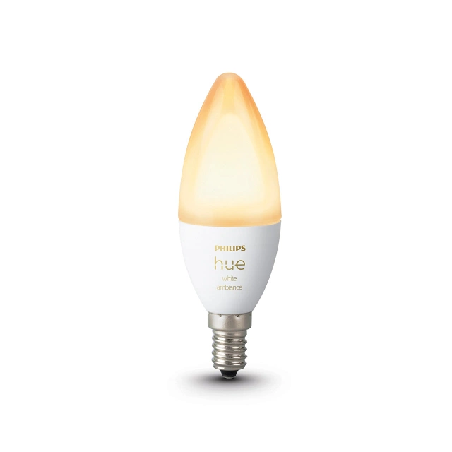 Hue E14 mignon 6W 2pk. White Ambiance