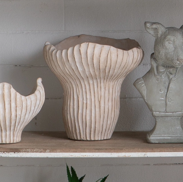 Saguaro vase 23,5cm beige