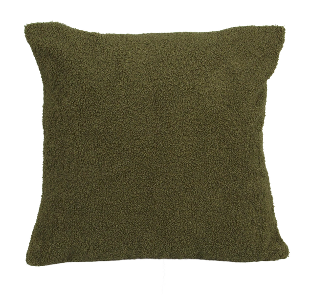 Teddy Boucle putetrekk 45cm grønn 2