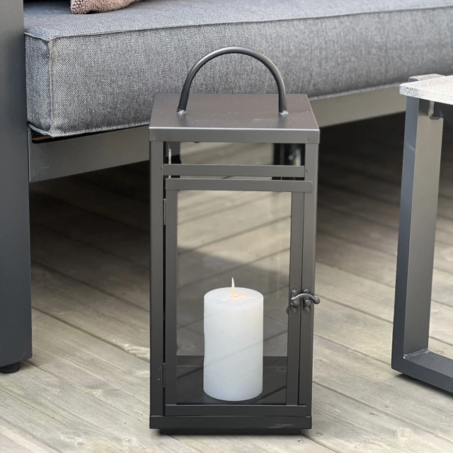 Bergen lykt 45cm sort
