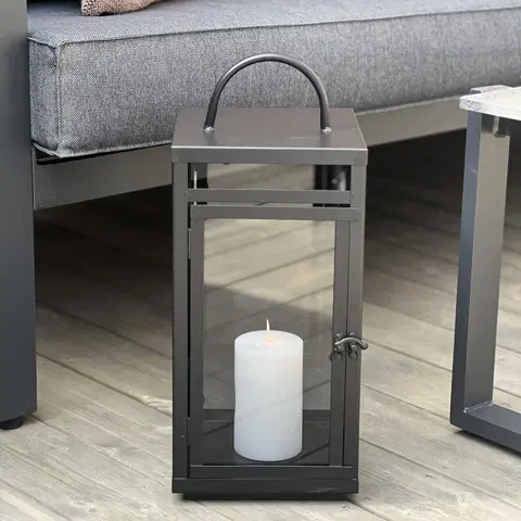 Bergen lykt 45cm sort 1