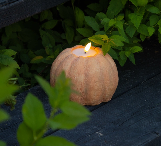 Gresskar LED 13cm oransje