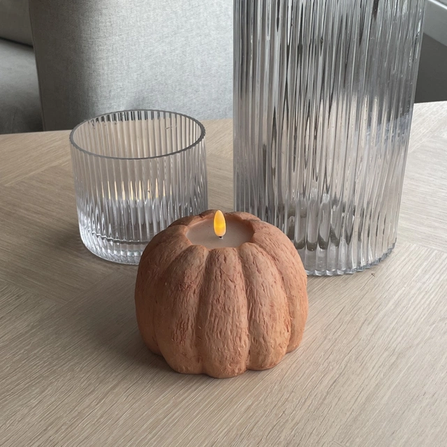 Gresskar LED 13cm oransje