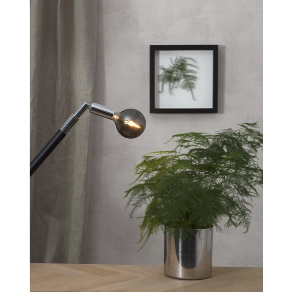 LED E14 globe 8cm 1,4W smoke