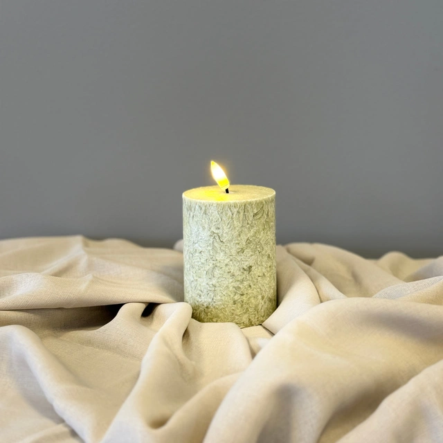 LED Olive kubbelys 10cm grønn