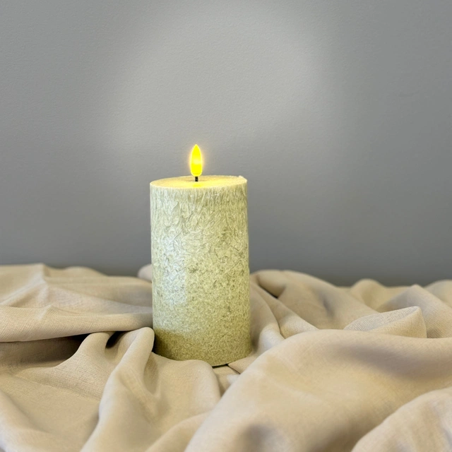 LED Olive kubbelys 13cm grønn