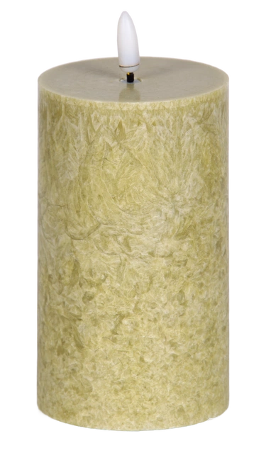 LED Olive kubbelys 13cm grønn