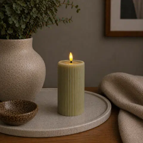 LED Soy kubbelys 15cm grønn, bilde 1 av 5