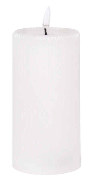 LED Soy kubbelys 15cm hvit