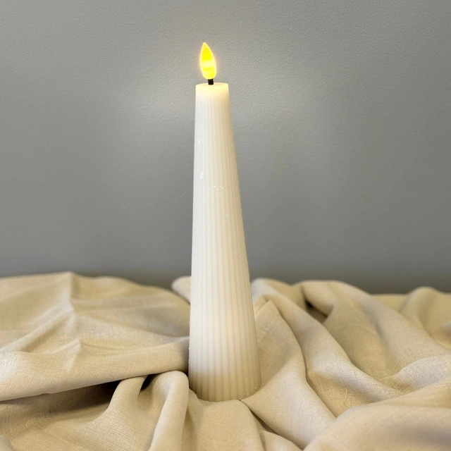 LED Cone kubbelys 21,5cm grå