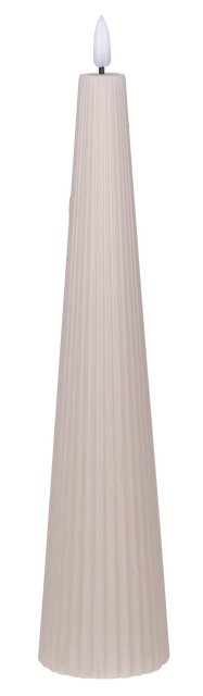LED Cone kubbelys 27,5cm grå