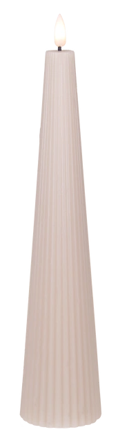 LED Cone kubbelys 27,5cm grå