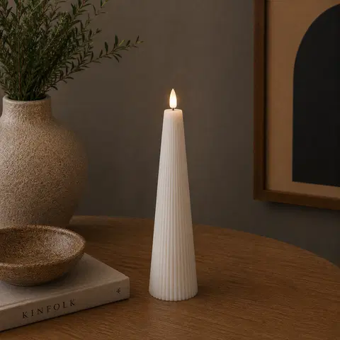 LED Cone kubbelys 27,5cm grå 1