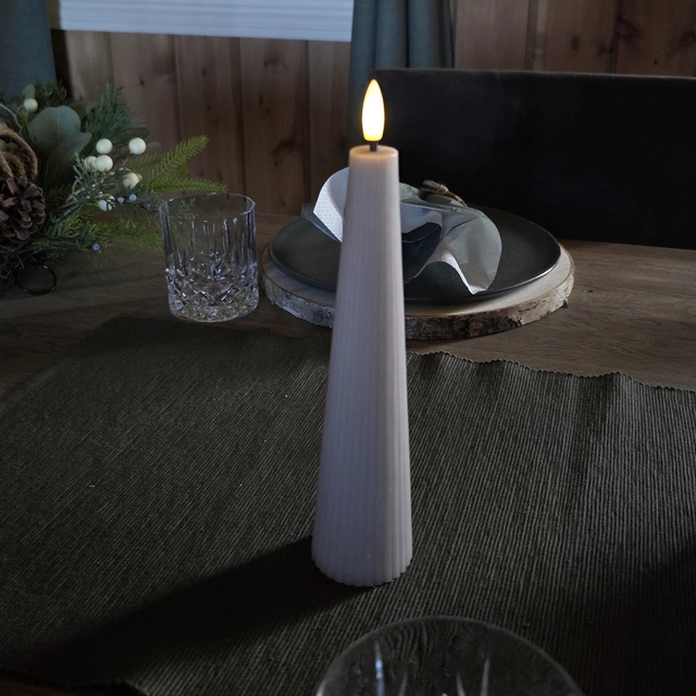 LED Cone kubbelys 21,5cm hvit