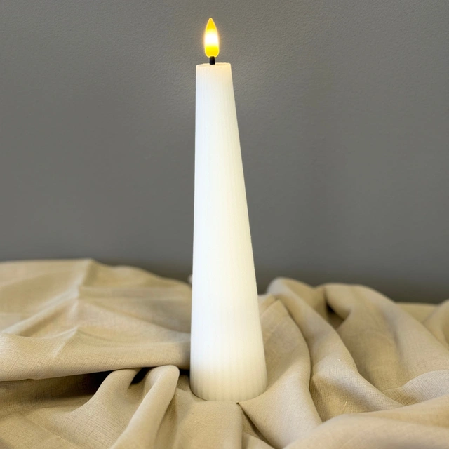 LED Cone kubbelys 27,5cm hvit